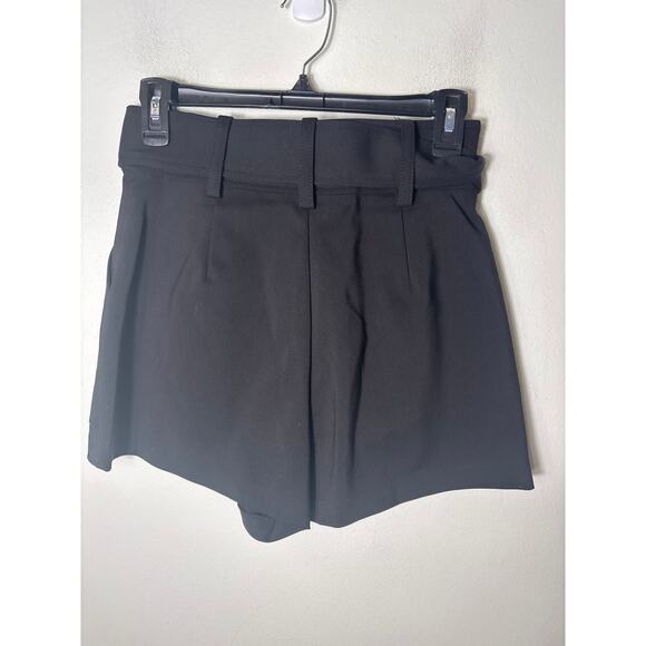 Ramy Brook Black Belted Short Shorts Sz 4 - Picture 2 of 2